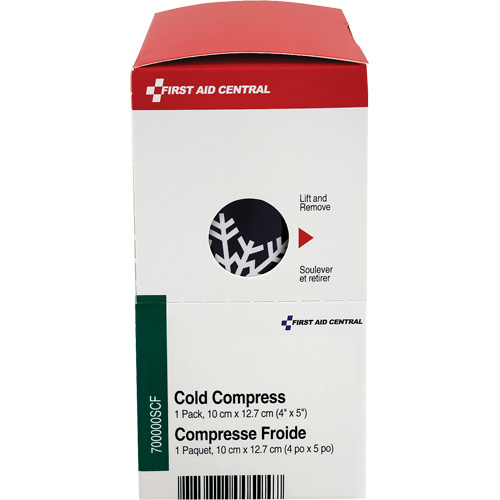 SmartCompliance&reg; Refill Instant Compress, Cold, Single Use, 4" x 5" OSI Industrial Sales