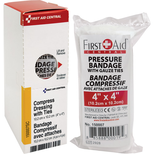 Recharge de bandages compressifs avec attaches SmartCompliance, 4" lo x 4" la OSI Industrial Sales