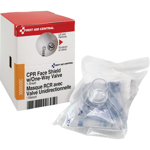 Recharge de visi&egrave;re RCR avec soupape unidirectionnelle SmartCompliance, Masque &agrave; usage unique, Classe 2 OSI Industrial Sales