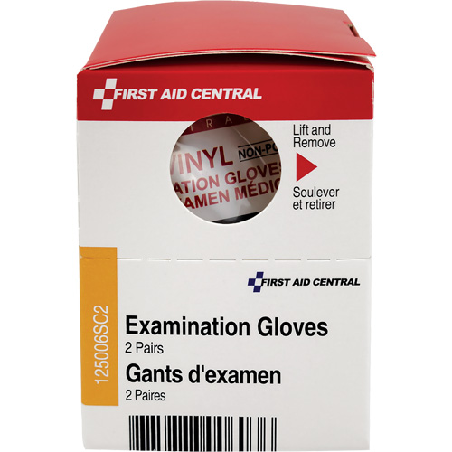 Recharge de gants d'examen SmartCompliance, Vinyle, Sans poudre, Transparent, Classe 2 OSI Industrial Sales