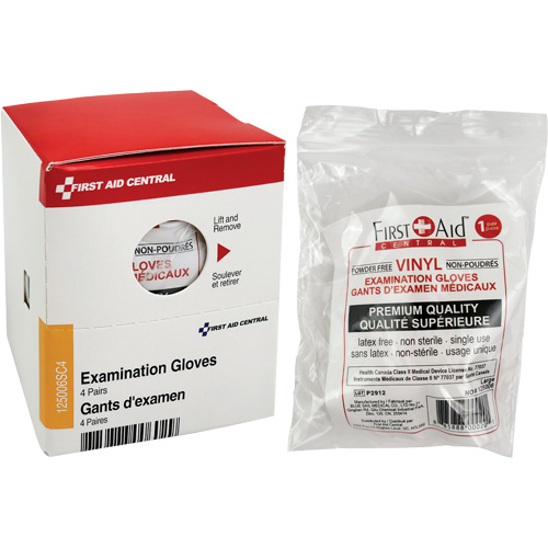 SmartCompliance&reg; Refill Examination Gloves, Vinyl, Powder-Free, Clear, Class 2 OSI Industrial Sales