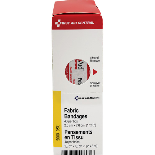 Recharge de bandages adh&eacute;sifs SmartCompliance, Rectangulaire/carr&eacute;e, 3", Tissu, Non st&eacute;rile OSI Industrial Sales