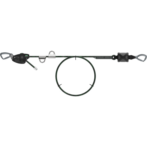 Corde de 100' pour ligne de vie temporaire horizontale, Corde d'alpinisme OSI Industrial Sales