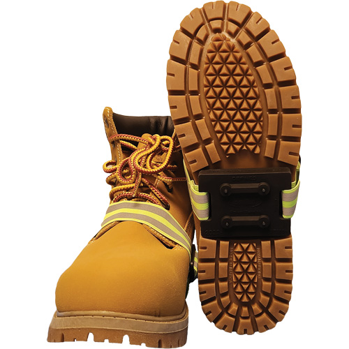 Dispositif de traction &agrave; semelle interm&eacute;diaire avec talon d&eacute;fini Icetred, Caoutchouc/Carbure de tungst&egrave;ne, Traction Crampon, Taille unique OSI Industrial Sales
