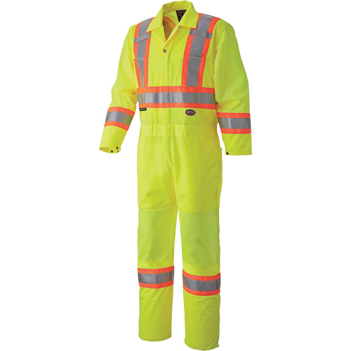 5999A Combinaison de s&eacute;curit&eacute; routi&egrave;re, T-petit, Jaune lime haute visibilit&eacute; OSI Industrial Sales