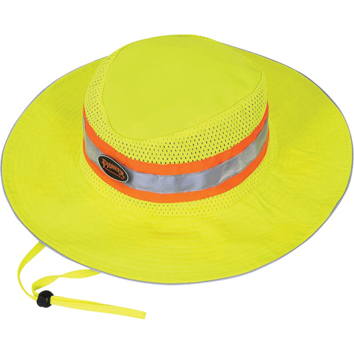 279 Ranger's Hat with Strap, High Visibility Lime-Yellow, Polyester OSI Industrial Sales