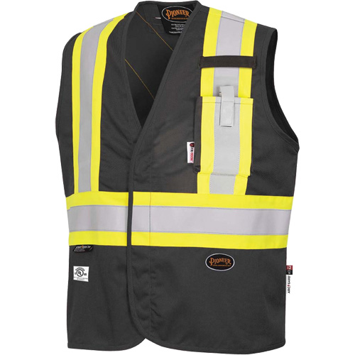 7729 Veste r&eacute;sistante aux arcs &eacute;lectriques FR-Tech, Petit, Noir, 10 cal/cm² OSI Industrial Sales