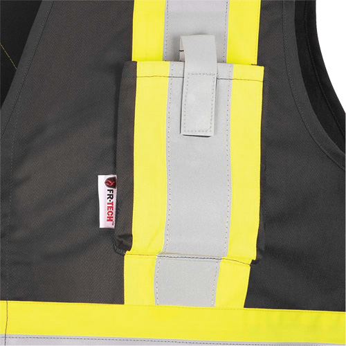 7729 Veste r&eacute;sistante aux arcs &eacute;lectriques FR-Tech, Petit, Noir, 10 cal/cm² OSI Industrial Sales