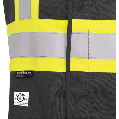7729 Veste r&eacute;sistante aux arcs &eacute;lectriques FR-Tech, Petit, Noir, 10 cal/cm² OSI Industrial Sales