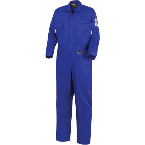 7779 FR-Tech&reg; 88/12 Arc Rated Flame Resistant Coveralls, Size 36, Royal Blue OSI Industrial Sales