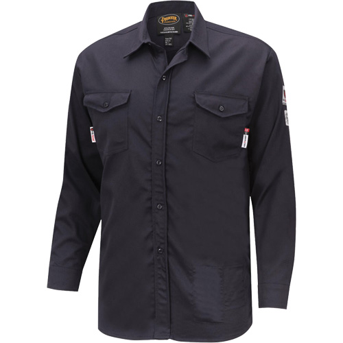 7742 Chemise de s&eacute;curit&eacute; ignifug&eacute;e FR-Tech, Petit, Bleu marin OSI Industrial Sales