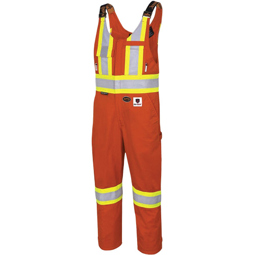 7712 FR-Tech&reg; Flame-Resistant Overalls, Small, High Visibility Orange OSI Industrial Sales