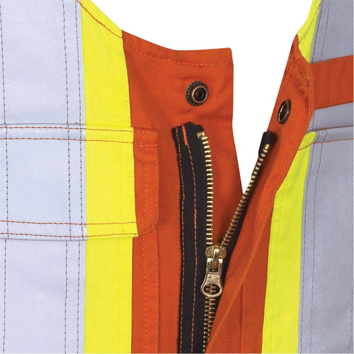 7712 FR-Tech&reg; Flame-Resistant Overalls, Small, High Visibility Orange OSI Industrial Sales