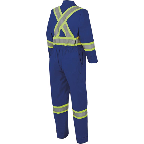 7706 Combinaison ignifuge FR-Tech avec fermetures &agrave; glissi&egrave;re aux jambes, Taille 36, Bleu royal, 9,7 cal/cm² OSI Industrial Sales