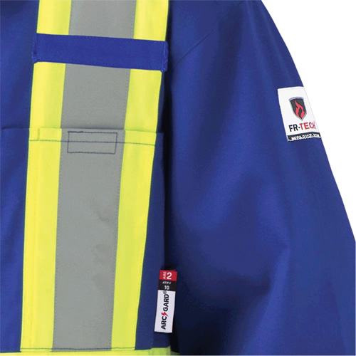 7706 Combinaison ignifuge FR-Tech avec fermetures &agrave; glissi&egrave;re aux jambes, Taille 36, Bleu royal, 9,7 cal/cm² OSI Industrial Sales