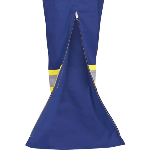 7706 Combinaison ignifuge FR-Tech avec fermetures &agrave; glissi&egrave;re aux jambes, Taille 36, Bleu royal, 9,7 cal/cm² OSI Industrial Sales