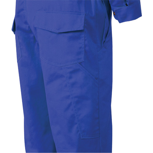 7706T Combinaison ignifuge FR-Tech avec fermetures &agrave; glissi&egrave;re aux jambes, Taille 40 (grand taille), Bleu royal, 9,7 cal/cm² OSI Industrial Sales