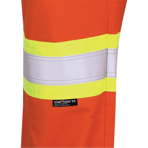 7763 Pantalon de s&eacute;curit&eacute; haute visibilit&eacute; r&eacute;sistant aux arcs &eacute;lectriques FR-Tech 88/12, 36, x 30, Orange haute visibilit&eacute;, 9,7 cal/cm² OSI Industrial Sales