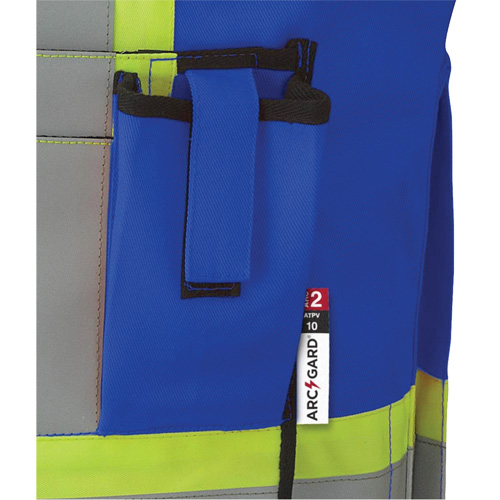 7733 Veste d'arpenteur ignifuge et r&eacute;sistant aux arcs &eacute;lectriques FR-Tech, Petit, Bleu royal, 9,7 cal/cm² OSI Industrial Sales