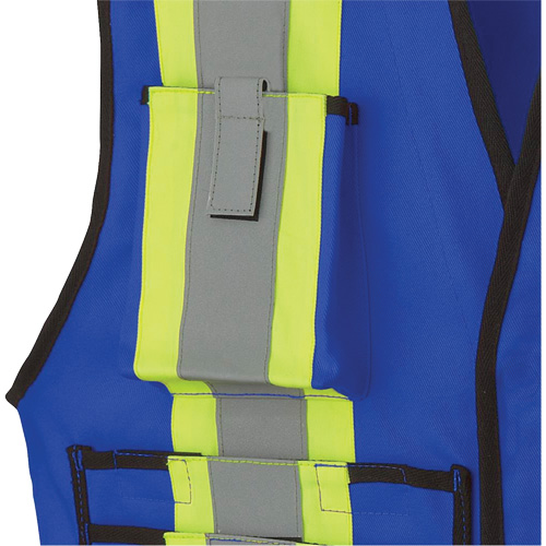 7733 Veste d'arpenteur ignifuge et r&eacute;sistant aux arcs &eacute;lectriques FR-Tech, Petit, Bleu royal, 9,7 cal/cm² OSI Industrial Sales
