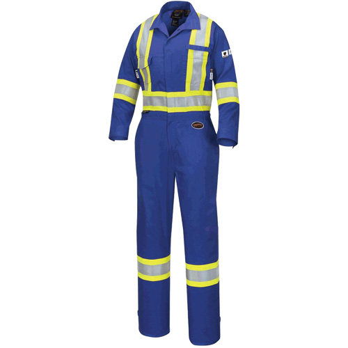 7704W Combinaison FR-Tech ignifuge/contre les arcs pour femme, Taille T-petit, Bleu royal, 10 cal/cm² OSI Industrial Sales