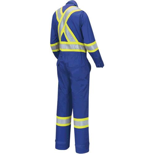 7704W Combinaison FR-Tech ignifuge/contre les arcs pour femme, Taille T-petit, Bleu royal, 10 cal/cm² OSI Industrial Sales