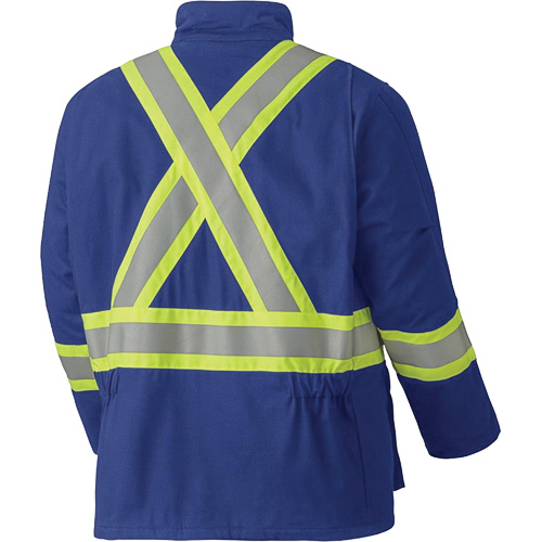5523 Flame-Resistant Safety Parka, Small, Royal Blue, 58 cal/cm² OSI Industrial Sales