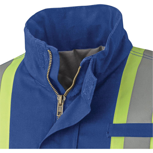 5523 Flame-Resistant Safety Parka, Small, Royal Blue, 58 cal/cm² OSI Industrial Sales