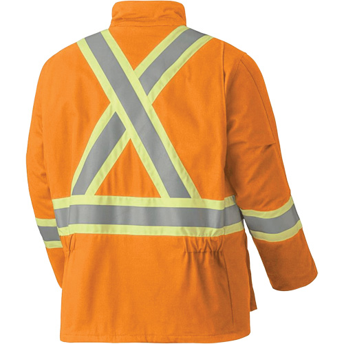 5533 Manteau de s&eacute;curit&eacute; ignifuge, Petit, Orange haute visibilit&eacute;, 58 cal/cm² OSI Industrial Sales