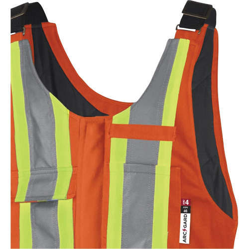 5534A Flame-Resistant Quilted Safety Overalls, Small, Orange OSI Industrial Sales