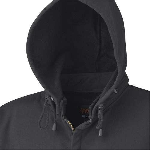 337 Flame-Resistant Zip Style Hoodie, Men's, X-Small, Black, 22 cal/cm² OSI Industrial Sales