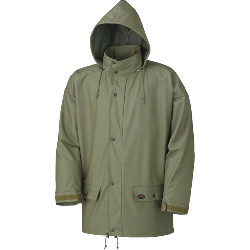 D7000 Veste imperm&eacute;able extensible, Polyur&eacute;thane, T-petit, Vert OSI Industrial Sales