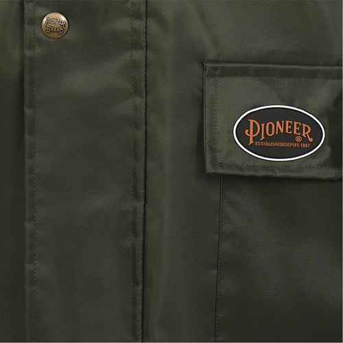D8120J Manteau &agrave; capuchon ind&eacute;chirable Nailhead pour planteur d'arbres, Polyester/PVC, T-petit, Vert OSI Industrial Sales