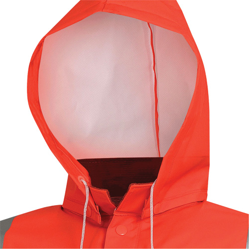 576J Veste de pluie ignifuge haute visibilit&eacute;, Petit, Orange haute visibilit&eacute; OSI Industrial Sales