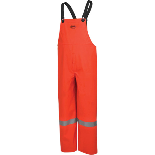576P FR Safety Bib Pants, Small, High Visibility Orange OSI Industrial Sales