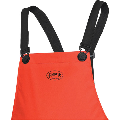 576P FR Safety Bib Pants, Small, High Visibility Orange OSI Industrial Sales