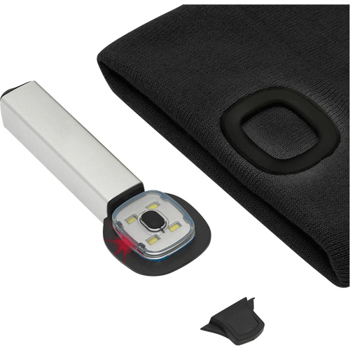 5678 Knit Toque with LED Headlight, Fleece Lining, One Size, Black OSI Industrial Sales