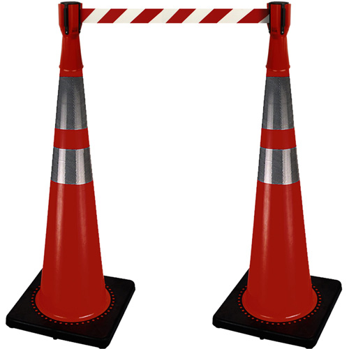 2308 Traffic Cone Topper with 10' Barricade Tape OSI Industrial Sales
