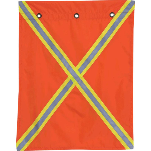 353 Flag with Reflective Tape, Polyester OSI Industrial Sales