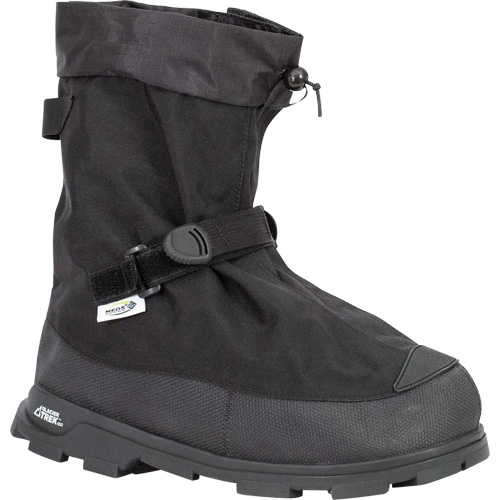 Couvre-chaussure &agrave; crampons avec talonni&egrave;re Voyager Glacier Trek, Nylon/Polyur&eacute;thane, Boucle, Convient &agrave; Hommes 5 - 6,5/Femmes 6 - 8 OSI Industrial Sales