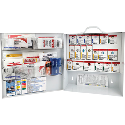 SmartCompliance&reg; First Aid Cabinet, Meets CSA Z1220-17 Type 3 High-Risk Environment, Small (2-25 Workers) OSI Industrial Sales