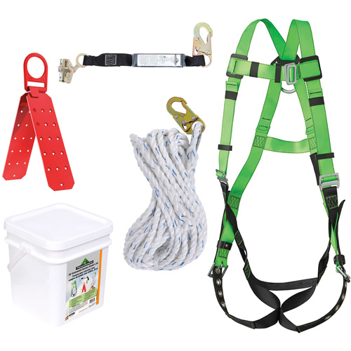 RK8-50 Ensemble de protection contre les chutes &agrave; illets, Trousses pour couvreur de toit OSI Industrial Sales