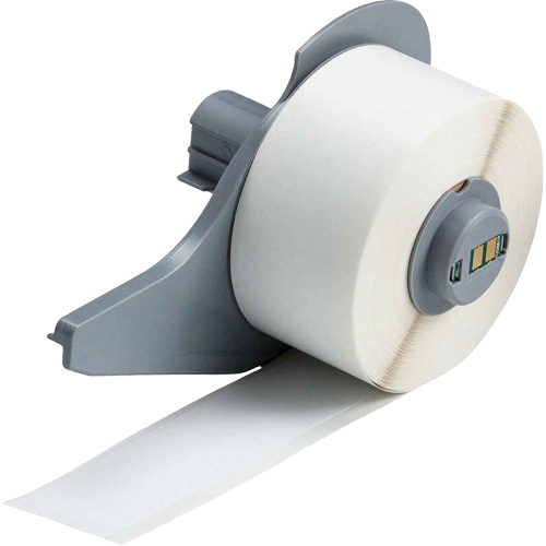 Ruban adh&eacute;sif permanent toutes saisons pour &eacute;tiquettes, Vinyle, Blanc, Largeur de 1" OSI Industrial Sales