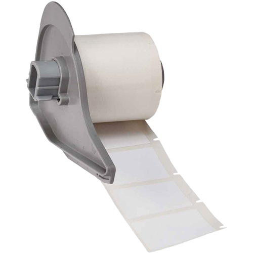 &eacute;tiquettes polyvalentes pour environnements difficiles, Polyester, 1,5" lo x 1" h, Blanc OSI Industrial Sales