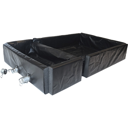 Berme Ultra-Track Berm, Capacit&eacute; 144 gal. US, 4' la x 6' lo x 12" h, Paroi en mousse OSI Industrial Sales