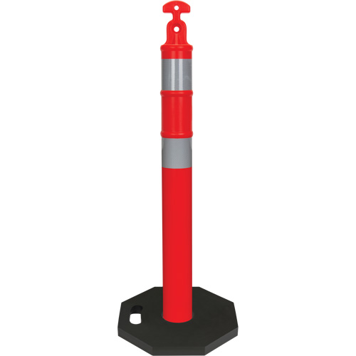 High-Visibility Delineator Post Kit, 42" H, Orange OSI Industrial Sales