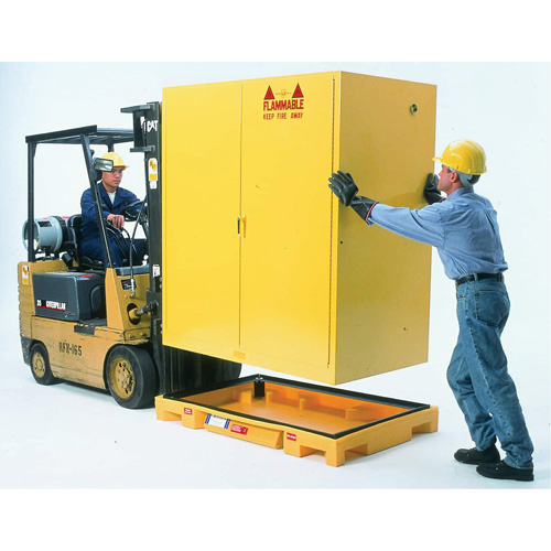Double Drum Ultra-Safety Cabinet Bladder System&reg;, 63" L x 38.5" W x 6.3" H, 3000 lbs. Load Capacity OSI Industrial Sales