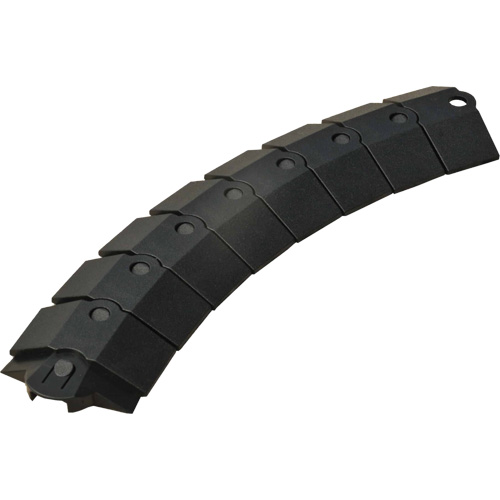 Small Ultra-Sidewinder Cable Protection System&reg; with Endcaps, 39.5" x 3" x 0.8", 2000 lbs. (1 tons) OSI Industrial Sales