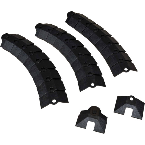 Large Ultra-Sidewinder Cable Protection System&reg; with Endcaps, 34" x 13.6" x 2.1", 260 lbs. (0.13 tons) OSI Industrial Sales