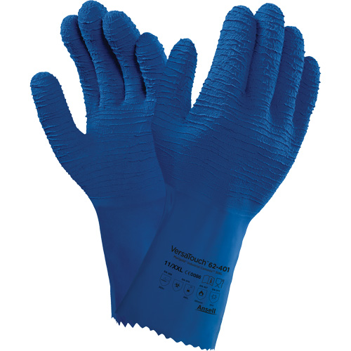 Gants Alphatec 62-401, Taille 7, 12,6" lo, Latex de caoutchouc, Doublure en Coton OSI Industrial Sales